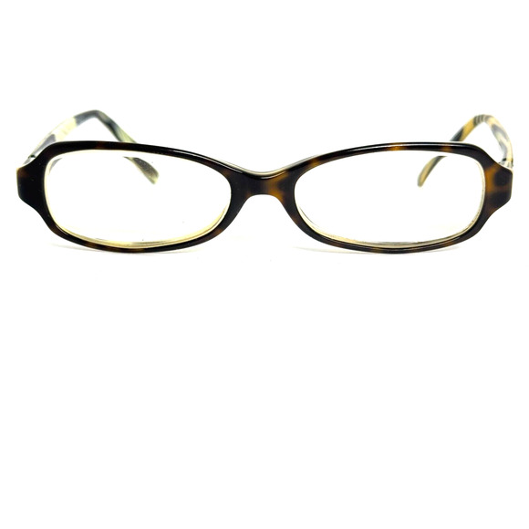 Valentino Eyeglasses mod V 5289 04E Brown Horn Rx frame only 48-15 130 H16074 - Picture 1 of 7